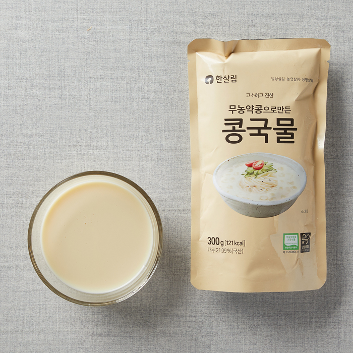 한살림 무농약콩으로만든콩국물 성분 분석