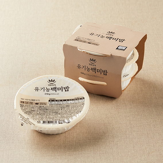 생협함께유기농백미밥 제품 이미지