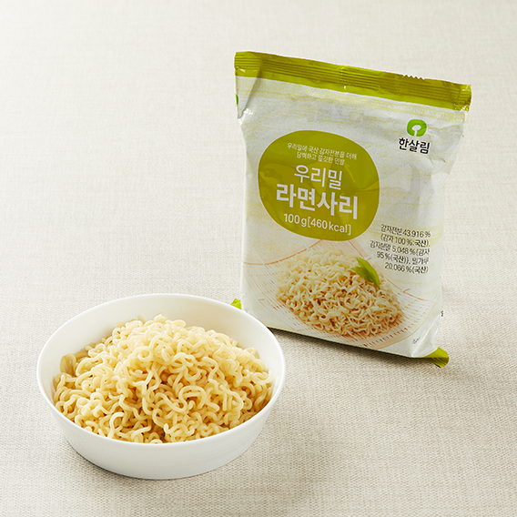 우리밀 라면사리 제품 이미지