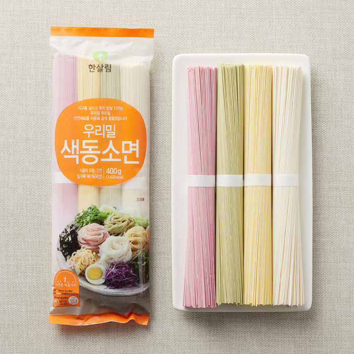 우리밀색동소면 제품 이미지